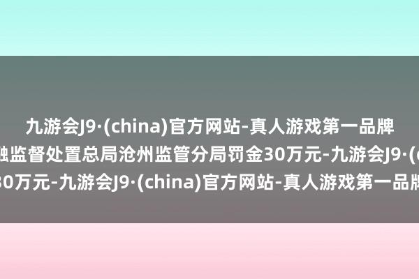 九游会J9·(china)官方网站-真人游戏第一品牌aj九游会官网被国度金融监督处置总局沧州监管分局罚金30万元-九游会J9·(china)官方网站-真人游戏第一品牌